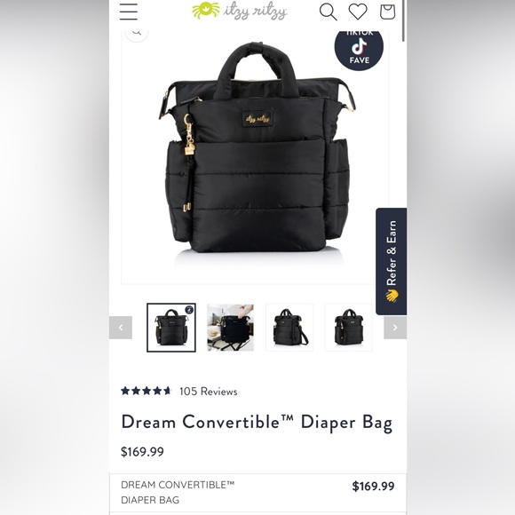 Itzy Ritzy Diaper Bag - Picture 6 of 6